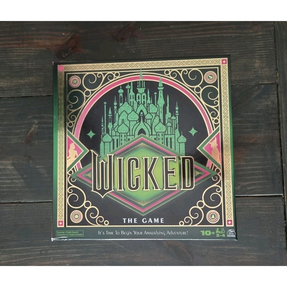 Wicked Movie: The Game Spin Master 2024 Complete Board Game Emerald City Oz